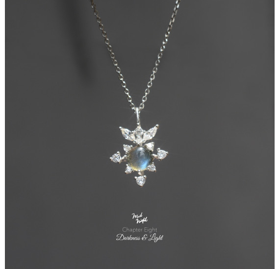 Chapter Eight-Labradorite Stamp of Light Necklace